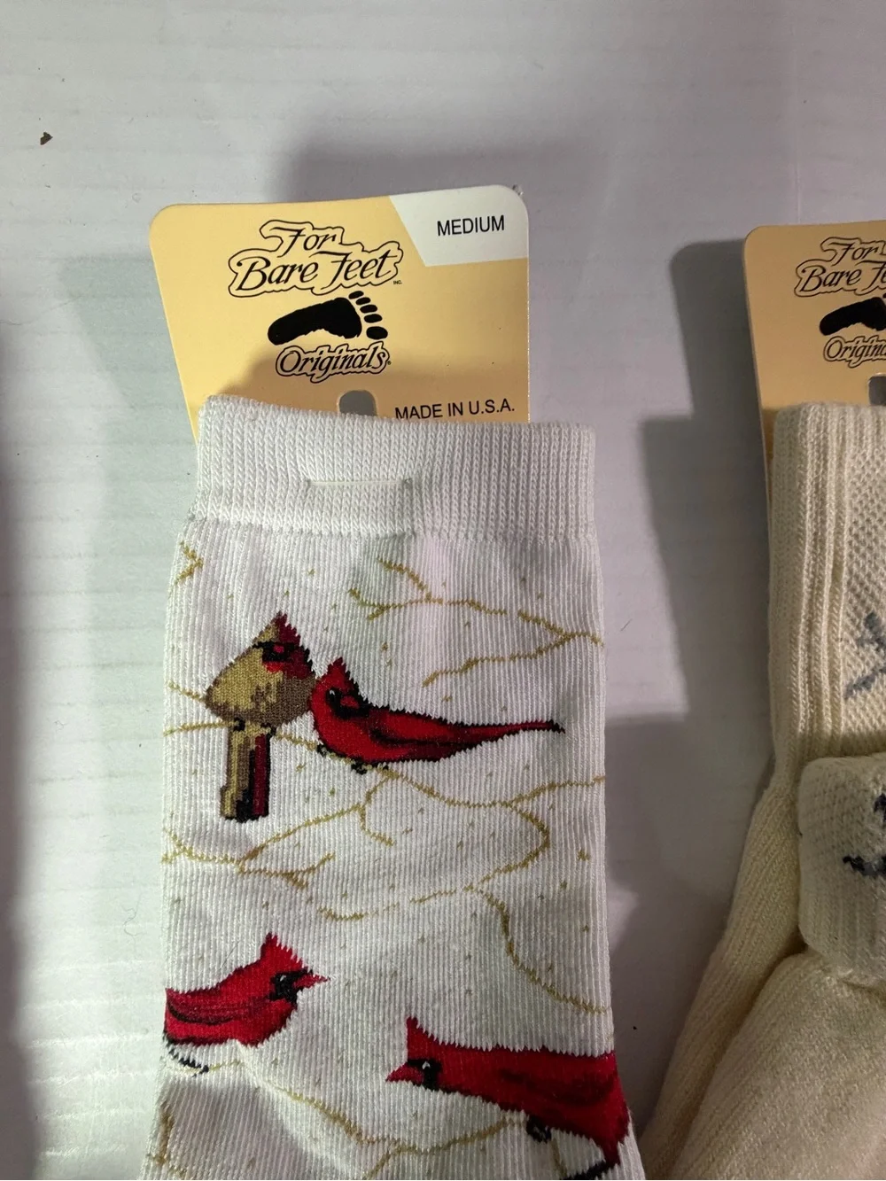 Assorted For Bare Feet women’s Socks with Bird & Leopard Patterns - Pack of 5